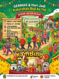 Kampanye Germas di Kalurahan Beji Kembali Dikemas dengan Sosialisasi dan Jalan Sehat